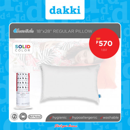 White Regular Pillow