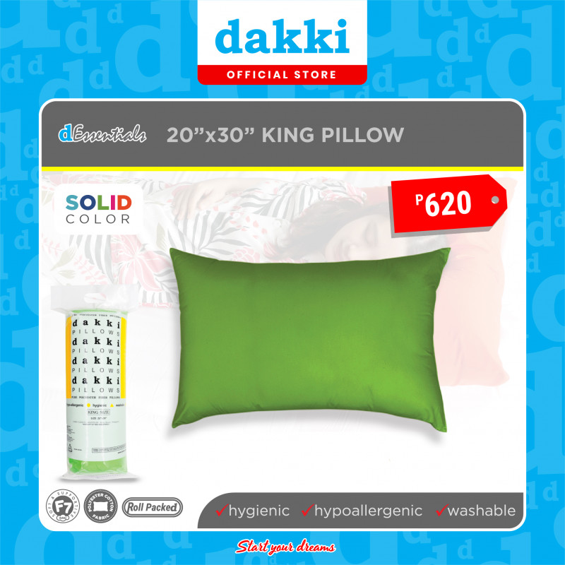 Cool Green King Pillow