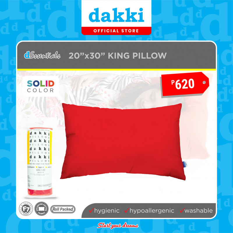 Dakki pillow hot sale size