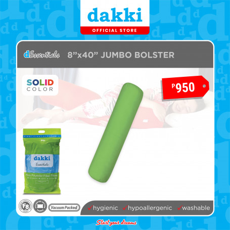 Cool Green Jumbo Bolster